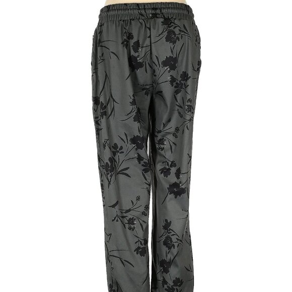 NWOT Rachel Zoe Dark Green & Black floral joggers, Size Medium - Picture 3 of 4